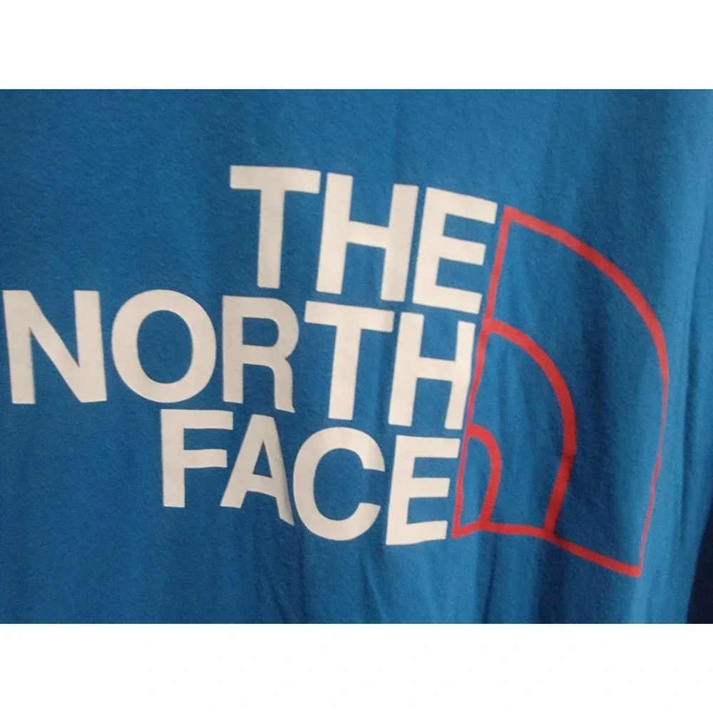 The North Face Short Sleeve Half Dome Blue T-Shirt‎ Man's Sz. L